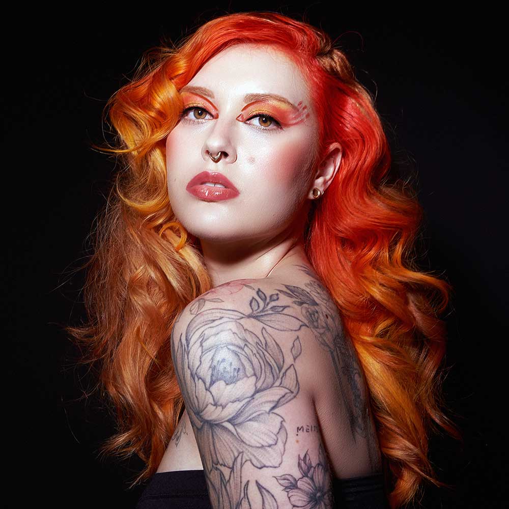 Attitude Hair Dye - FIRE FIRE Trio Semipermanente Haarfärbekombination - Rot/Orange